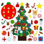 Felt Christmas Tree Kit for Toddlers - 42 Ornaments
