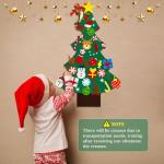 Felt Christmas Tree Kit for Toddlers - 42 Ornaments