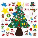 Felt Christmas Tree Toy with Ornaments for Kids