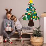 Felt Christmas Tree Toy with Ornaments for Kids