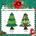 Felt Christmas Tree for Toddlers with Ornaments