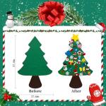 Felt Christmas Tree Toy with Ornaments for Kids