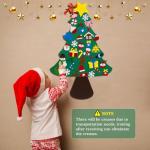 Felt Christmas Tree Toy with Ornaments for Kids