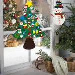 Felt Christmas Tree Toy with Ornaments for Kids