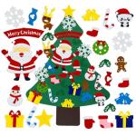 Felt Christmas Tree Kit with 28 Ornaments