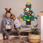 Felt Christmas Tree Kit with 28 Ornaments