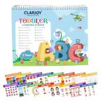 Clapjoy Busy Book for Toddlers with 16 Activities