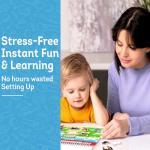 Clapjoy Busy Book for Toddlers with 16 Activities