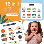 Clapjoy Busy Book for Toddlers with 16 Activities