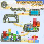 Magnetic Tiles Road Set for Kids Ages 3+