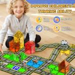 Magnetic Tiles Road Set for Kids Ages 3+