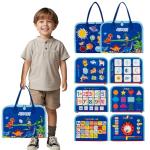 Montessori Busy Board for Toddlers' Learning Activities