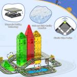 Magnetic Tiles Road Set for Kids Ages 3+