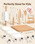 Wooden Cooking Tool Set for Kids and Teens