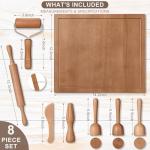 KODMIS Wooden Playdough Tool Set for Kids