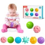 Multicolored Soft Balls – Textured Montessori Baby Toys