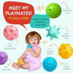Multicolored Soft Balls – Textured Montessori Baby Toys