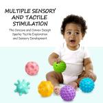 Multicolored Soft Balls – Textured Montessori Baby Toys