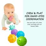 Multicolored Soft Balls – Textured Montessori Baby Toys
