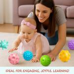 Multicolored Soft Balls – Textured Montessori Baby Toys