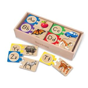 Melissa & Doug Self-Correcting Alphabet Puzzle Set