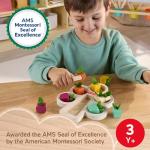 Fisher-Price Montessori Wooden Sorting Tree Toy