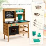 Outdoor Wooden Mud Kitchen Playset for Kids