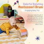 Montessori Spinning Drum for Babies and Toddlers