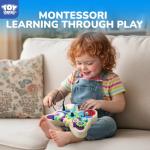 Wooden Butterfly Montessori Busy Board for Toddlers