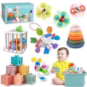 Weilim Montessori Sensory Toy Set for Babies