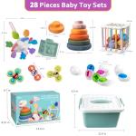 Weilim Montessori Sensory Toy Set for Babies