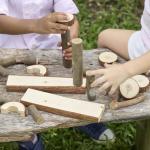 Guidecraft Branch Blocks - 36 Piece Kid's Natural Wooden Unit Building Set, Tree Block Stacking Sorting Toy for Toddlers