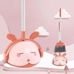 Midoneat Kids Cleaning Toy Set, Mini Child Broom, Mop and Dustpan, Little Housekeeping Helper Set ,Pretend Home Cleaning Play Set for Toddler Age 1-5,6pcs (Pink)