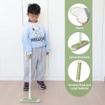 Midoneat Kids Cleaning Toy Set, Mini Child Broom, Mop and Dustpan, Little Housekeeping Helper Set ,Pretend Home Cleaning Play Set for Toddler Age 1-5,6pcs (Green)