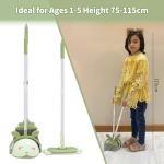 Midoneat Kids Cleaning Toy Set, Mini Child Broom, Mop and Dustpan, Little Housekeeping Helper Set ,Pretend Home Cleaning Play Set for Toddler Age 1-5,6pcs (Green)