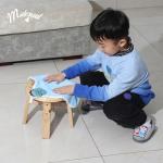 Midoneat Kids Cleaning Toy Set, Mini Child Broom, Mop and Dustpan, Little Housekeeping Helper Set ,Pretend Home Cleaning Play Set for Toddler Age 1-5,6pcs (Green)