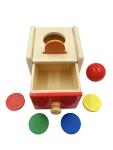 Dailyfunn Montessori 2-in-1 Coin and Ball Drop Box