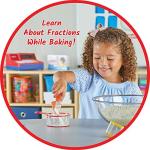 Rainbow Fraction Measuring Cups for Kids