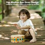 PlanToys® Wooden Rhythm Box Drum Musical Toy for Kids | Montessori Musical Instrument for Toddlers & Children | Eco-Friendly Wooden Percussion Toy