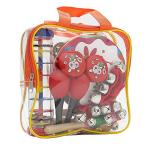 Kids Musical Instruments Toys Set: Baby Music Toys Montessori Percussion for Toddlers - Preschool Educational Musical Toys Set for Boys and Girls with Storage Bag (Red)