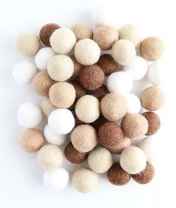 Mini Felt Factory Seasonal Wool Balls Set (60 Pack)