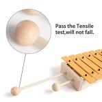 MUSICUBE 13 Keys Xylophone for Kids Wooden Xylophone Musical Instrument with Mallets Glockenspiel Instrument Educational Sensory Musical Toys Christmas Gift Choice for Boys Girls Aged 3+