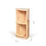 Montessori Corner Bookcase for Toys and Books