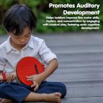 PlanToys® Banjo Wooden Montessori Music and Rhythm Toy | Early Sensory Exploration, Fine Motor Development and Creative Expression | Eco Friendly Musical Instrument for Meaningful Play