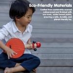 PlanToys® Banjo Wooden Montessori Music and Rhythm Toy | Early Sensory Exploration, Fine Motor Development and Creative Expression | Eco Friendly Musical Instrument for Meaningful Play