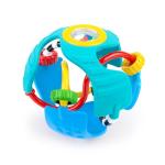 Baby Einstein Rattle & Sense Sensory Ball, Multisensory Baby Toy with Bead Chasers, Rattle Sounds & Textures, Easy to Grasp, Ages 3 Months+