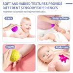 ROHSCE Montessori Toys - Sensory Balls for Toddlers, Multiple Textures Colorful Toddler Sensory Toys for Babies 1-3 Hand Catching Baby Balls, Baby Rattle 3-6 Months Old Baby Toys for 6-12 Months