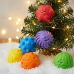 Ai-Fun 6 Pack Sensory Balls for Toddlers, Sensory Baby Toys, Infant Texture Balls Squeeze Sensory Toys Soft Multi Ball Set Gifts with Bright Color Textured