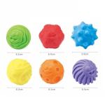 Ai-Fun 6 Pack Sensory Balls for Toddlers, Sensory Baby Toys, Infant Texture Balls Squeeze Sensory Toys Soft Multi Ball Set Gifts with Bright Color Textured