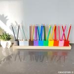 Montessori Crayon Holder and Craft Organizer